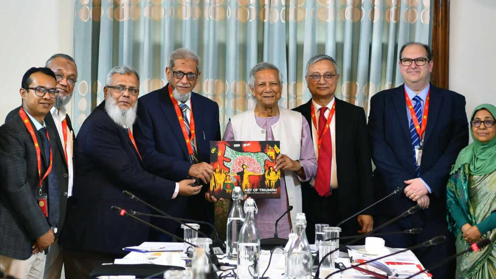এসএফও প্রতিনিধিদলের সঙ্গে প্রধান উপদেষ্টার বৈঠক