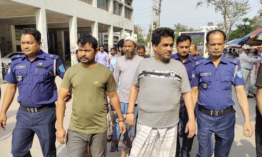 নারায়ণগঞ্জে রোহিঙ্গা বিদ্রোহী সংগঠনের পাঁচ সদস্য রিমান্ডে