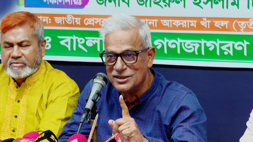 করিডর পেলে রোহিঙ্গারা আর ফিরে যাবে না: জয়নুল আবদিন ফারুক