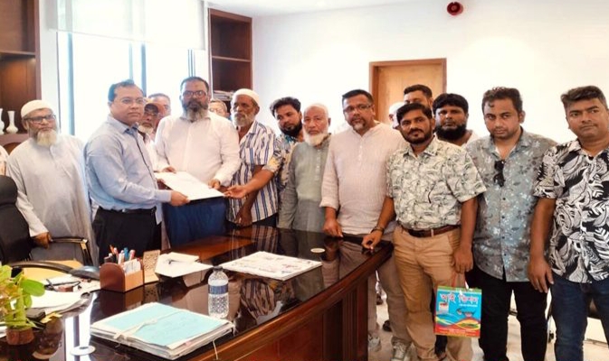 কদমরসুল সেতু দ্রুত বাস্তবায়নের দাবিতে ‘স্মারকলিপি’ প্রদান