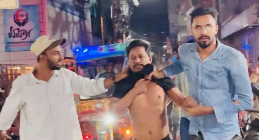 বরিশালে ছাত্রলীগ নেতাকে ধরে পুলিশে দিল ছাত্রদল