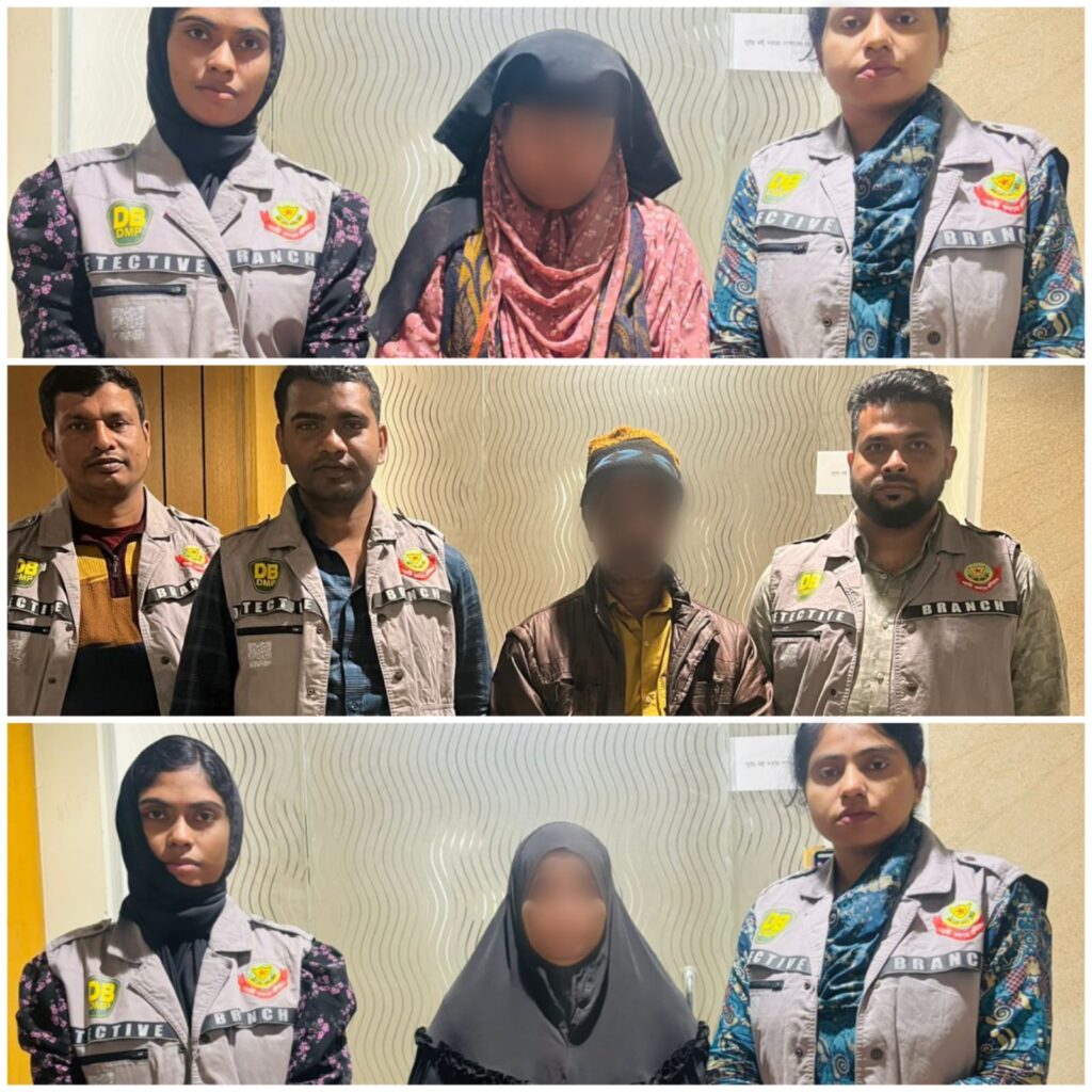 পৃথক অভিযানে ৬০০০ পিস ইয়াবা ট্যাবলেটসহ তিনজন মাদক কারবারিকে গ্রেফতার করেছে ডিবি