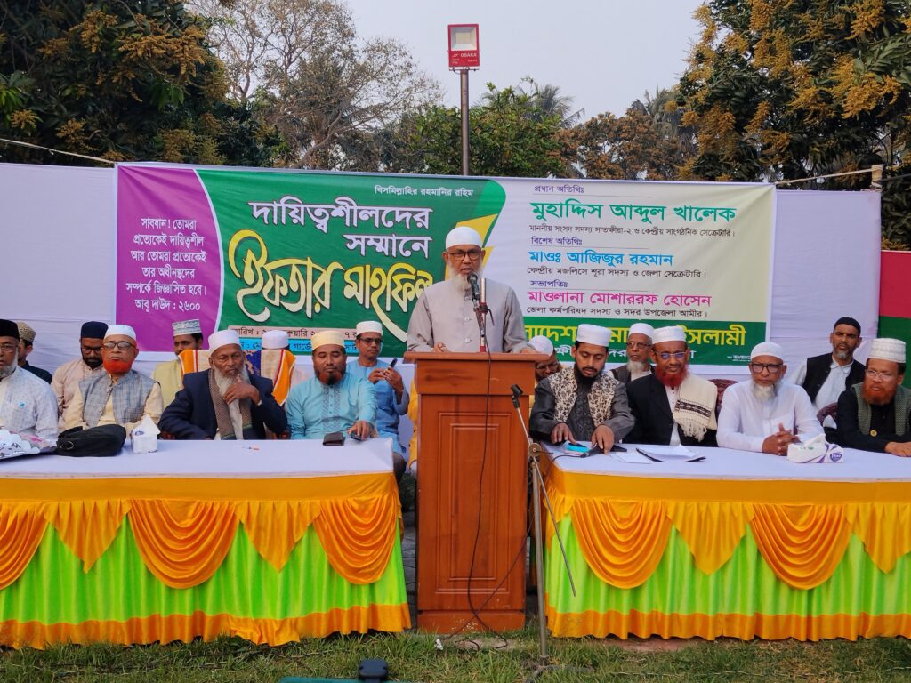 “জামায়াত হারেনি, বরং হারানো হয়েছে জামায়াতকে” – মুহাদ্দিস আব্দুল খালেক