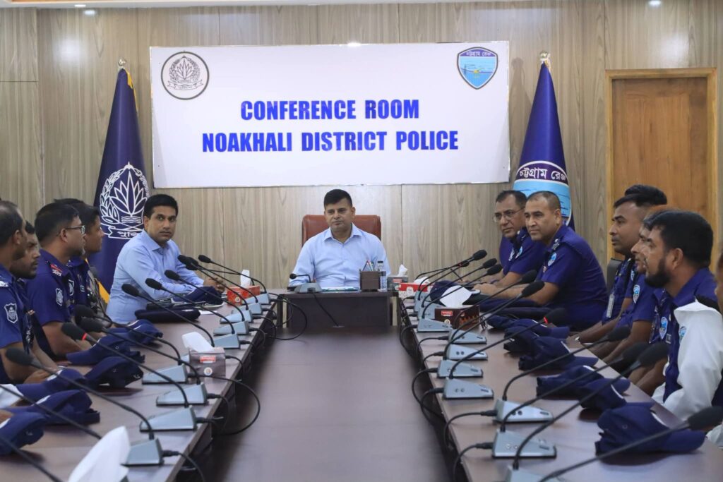 নোয়াখালীর ট্রাফিক ব্যবস্থাপনা আধুনিকায়নে পুলিশ সুপারের নির্দেশনা