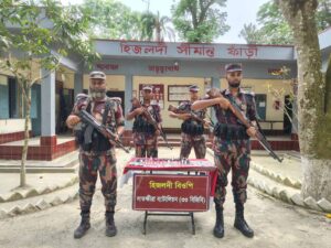 সাতক্ষীরা ও কলারোয়া সীমান্তে বিজিবির অভিযানে ৯ লাখ ১০ হাজার টাকার চোরাচালানি পণ্য জব্দ