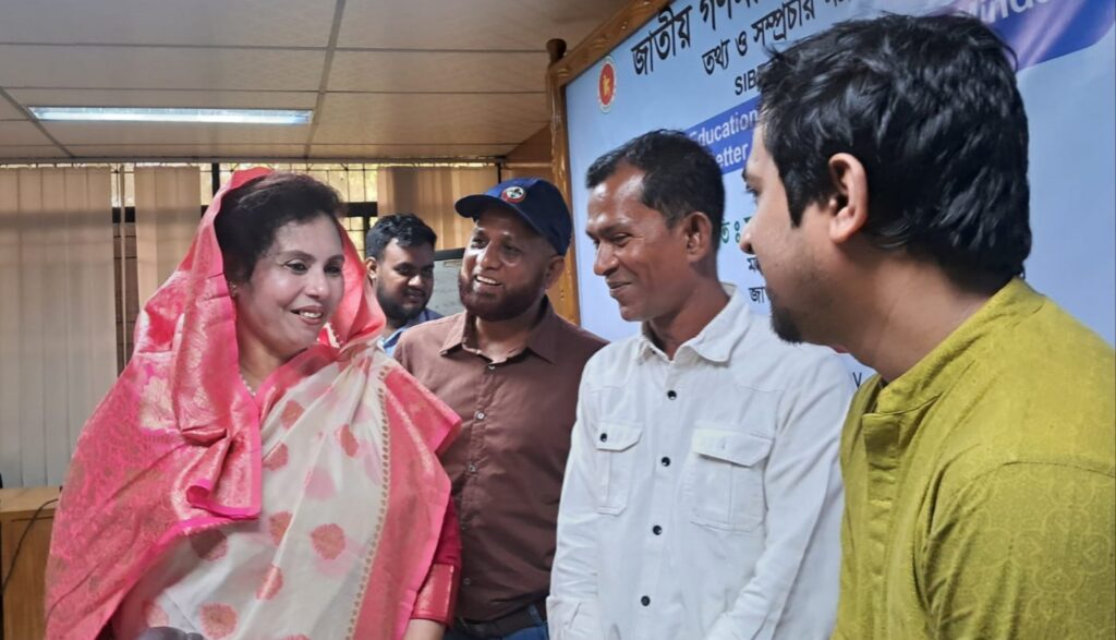 রবীন্দ্র বিশ্ববিদ্যালয়ের নবনিযুক্ত উপাচার্য ড. তাহমিনা আখতারকে সাংবাদিক জহিরুল ইসলাম বিদ্যুৎ-এর শুভেচ্ছা
