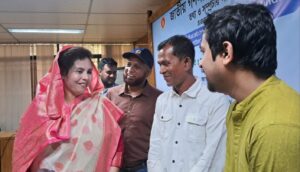 রবীন্দ্র বিশ্ববিদ্যালয়ের নবনিযুক্ত উপাচার্য ড. তাহমিনা আখতারকে সাংবাদিক জহিরুল ইসলাম বিদ্যুৎ-এর শুভেচ্ছা