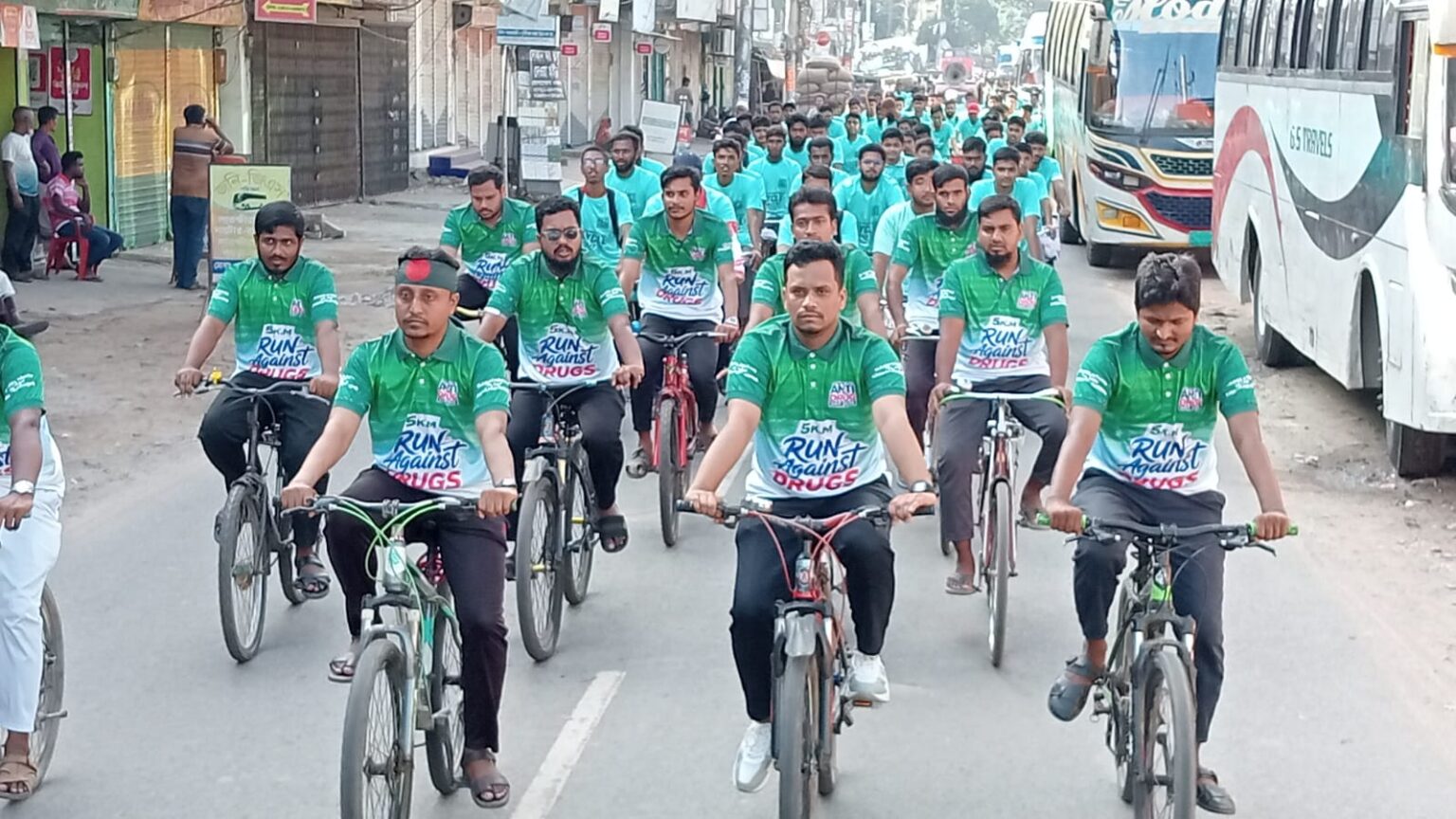মাদকমুক্ত সমাজ গঠনের প্রত্যয়ে সাতক্ষীরায় ছাত্রশিবিরের বিশাল সাইকেল র্যালি