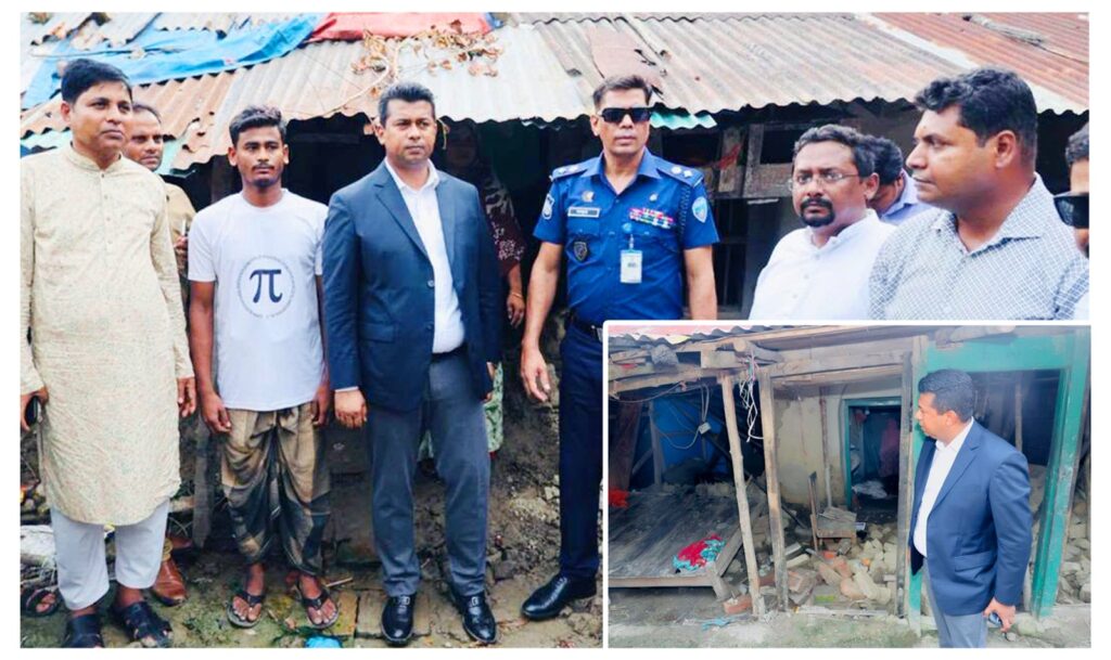 বাঁশখালীতে বন্যাদুর্গতদের টেকসই পুনর্বাসনে বাড়ি বাড়ি জেলা প্রশাসক: দ্রুত নতুন ঘর নির্মাণের আশ্বাস