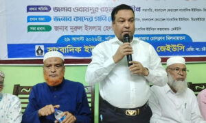 সাংবাদিকদের সুরক্ষা না থাকলে গণমাধ্যমের স্বাধীনতা সংকুচিত হবে : কাদের গনি চৌধুরী