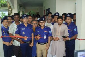 সুধারাম মডেল থানাধীন আন্ডারচরে অস্থায়ী পুলিশ ক্যাম্প উদ্বোধন