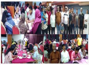 সিদ্ধিরগঞ্জে এলাকাবাসীকে নিয়ে নৈশভোজে সম্ভাব্য কাউন্সিলর প্রার্থী আকাশ প্রধান