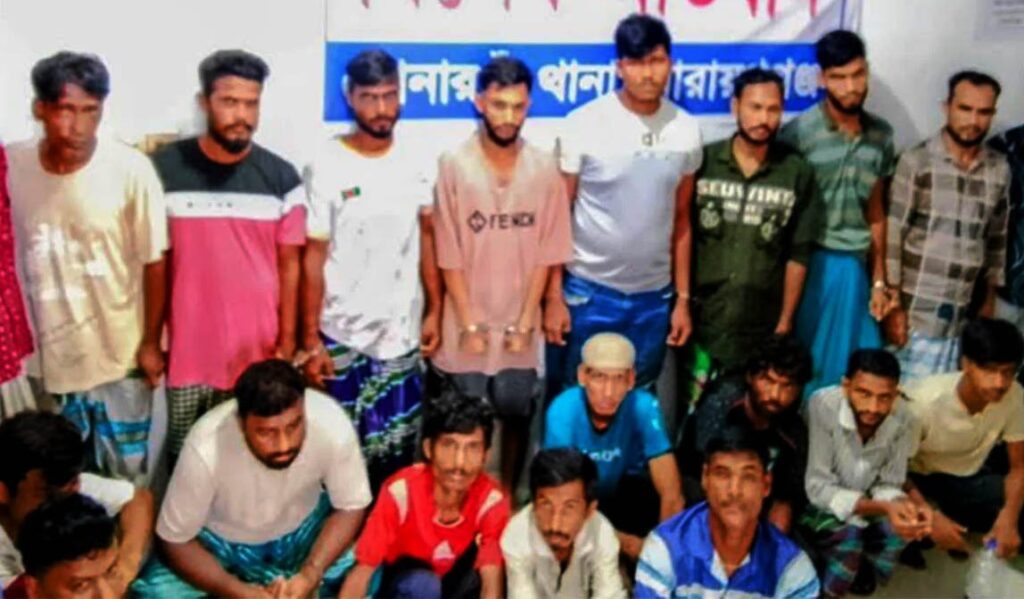 সোনারগাঁয়ে পুলিশের বিশেষ অভিযানে গ্রেফতার ২৪