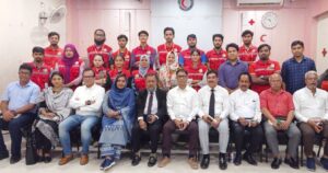 রেড ক্রিসেন্ট নারায়ণগঞ্জ ইউনিটের নতুন কমিটির পরিচিতি সভা