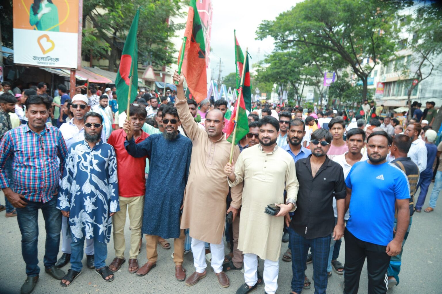বিএনপির ৪৮তম প্রতিষ্ঠাবার্ষিকীর র্যালিতে সোহেল মাহমুদের নেতৃত্বে জিসাসের বিশাল মিছিল
