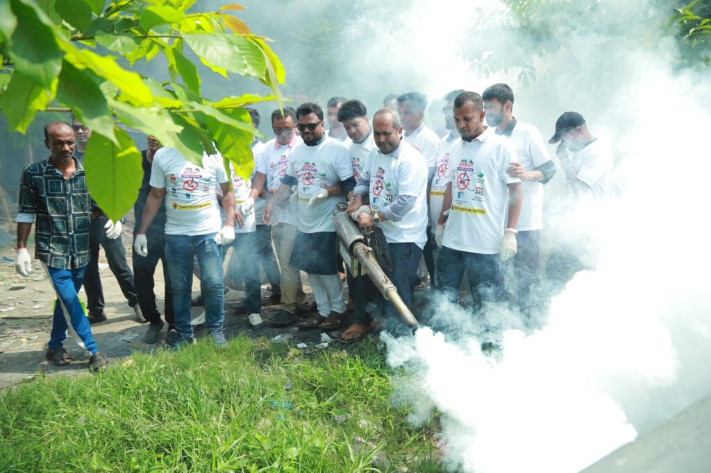 ডেঙ্গু প্রতিরোধে সচেতনতাই মূল লক্ষ্য: মহানগর যুবদলের আহবায়ক মনিরুল ইসলাম সজল