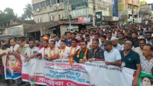 সাতক্ষীরায় জেলা যুবদলের নতুন কমিটি, আনন্দ মিছিল