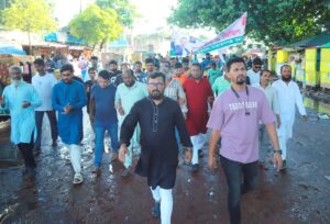 আ’লীগের নৈরাজ্যের প্রতিবাদে আপনের নেতৃত্বে সদর থানা যুবদলের মিছিল