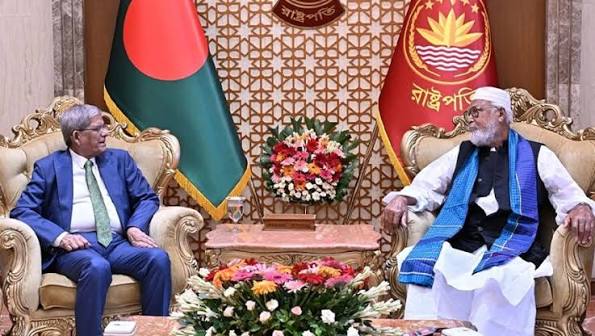 রাষ্ট্রপতির সঙ্গে কাদের সিদ্দিকীর সৌজন্য সাক্ষাৎ