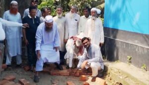 জামপুরে ২নং ওয়ার্ডের ইউপি সদস্য বদরুজ্জামানের নিজস্ব অর্থায়নে উন্নয়ন কাজের উদ্বোধন